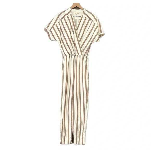 Maje Pieni Striped Jumpsuit Size 36 US Size 4/6 - Picture 7 of 14